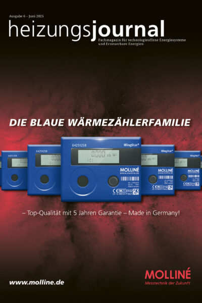 Titelbild heizungsjournal Ausgabe 6 - Juni 2025