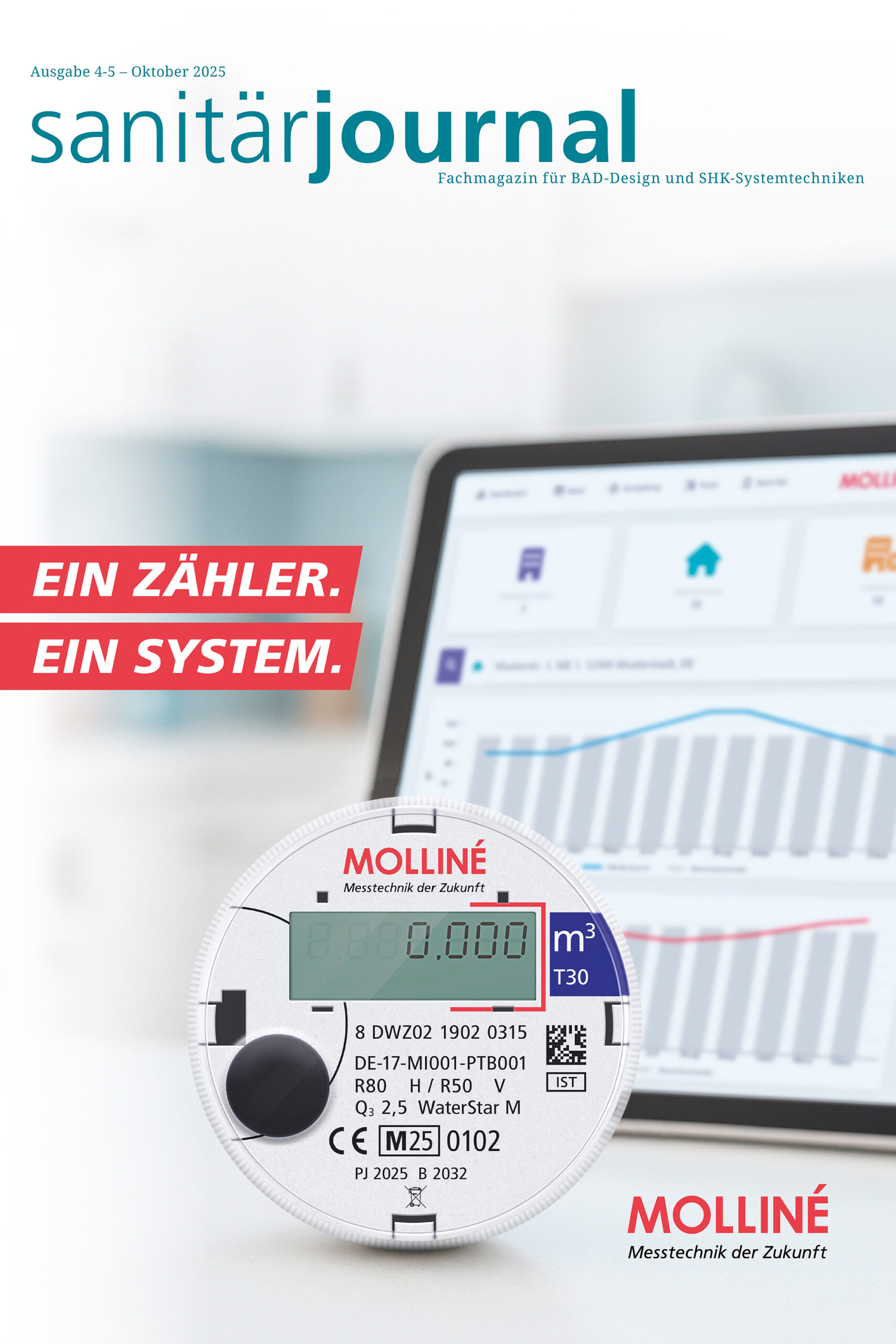 SanitärJournal - Heft 4-5, Oktober 2025